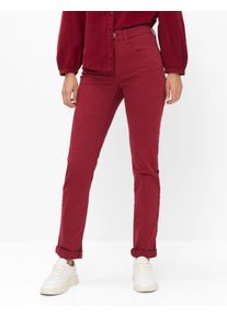 Brax Damen Five-Pocket-Hose Style MARY WINE RED, denim dunkelrot, Gr. 50K