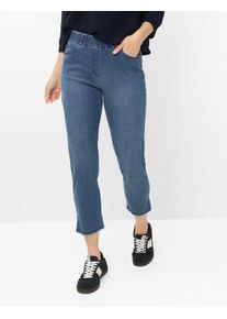 Raphaela by Brax Damen Schlupfhose Style CAVINA FRINGE STONED SLIGHTLY USED, denim blau, Gr. 42