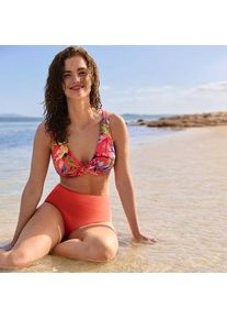 LANDS' END High Waist Bikinihose, leichtes Shaping f&uuml;r Damen, Damen, size: regular, Orange, Nylon-Mischung, by Lands' End