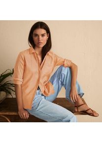 LANDS' END Premium Reinleinen-Bluse f&uuml;r Damen, Damen, size: regular, Gr&uuml;n, Leinen, by Lands' End