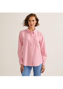 LANDS' END Langarm Oxford-Hemdbluse f&uuml;r Damen, Damen, size: regular, Pink, Baumwolle, by Lands' End
