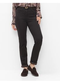 Raphaela by Brax Damen Five-Pocket-Hose Style LAURA NEW DARK CHOCOLATE, dunkelbraun, Gr. 42