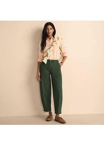 LANDS' END Barrel-Chinos High Waist f&uuml;r Damen, Damen, size: regular, Gr&uuml;n, Baumwolle/Elasthan, by Lands' End