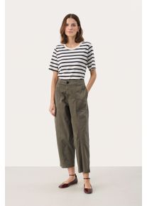 PART TWO Casual Hose Contemporary fit Kalamata green
