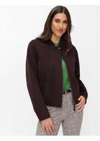 Brax Damen Jacke Style HAZEL brunette, dunkelbraun, Gr. 46