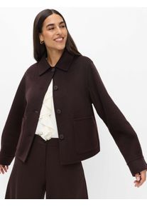Brax Damen Jacke Style HANNAH brunette, dunkelbraun, Gr. 46