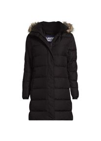 LANDS' END Daunenmantel mit Kapuze f&uuml;r Damen, Damen, size: regular, Braun, Polyester, by Lands' End