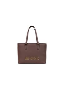 Love Moschino Braune Polyethylen-Handtasche