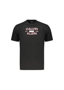 Calvin Klein Schwarzes Baumwoll T-Shirt f&uuml;r Herren