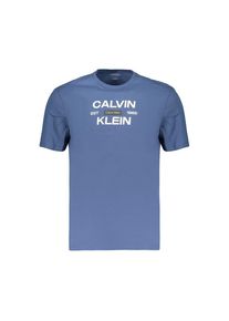 Calvin Klein Blau Baumwoll Herren T-Shirt