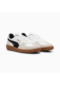 Puma Palermo Leder-Sneaker, Wei&szlig;/Schwarz