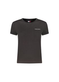 Tommy Hilfiger Schwarzes Baumwoll Damen T-Shirt