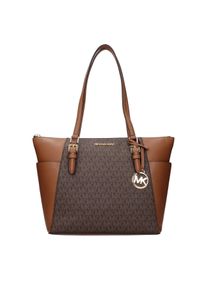 Michael Kors braune Leder-Umh&auml;ngetasche