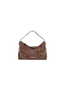 Love Moschino Braune Polyester-Handtasche