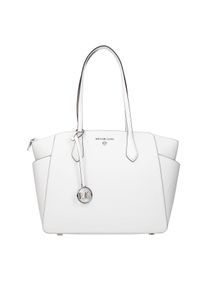 Michael Kors Wei&szlig;e Leder Schultertasche