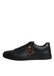 Dolce & Gabbana Dolce & Gabbana Schwarze London Heiliges Herz Herren Sneaker Schuhe