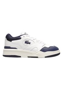 Lacoste Lineshot Herren-Sneaker in Wei&szlig;/Marineblau