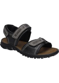 JOSEF SEIBEL Herren Sandale Canim in schwarz/grey/schwarz