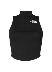 The North Face Rib Panel Zip Damen Schwarz Top