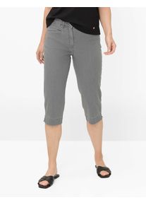 Raphaela by Brax Damen Jeans Style CAREN CAPRI, dunkelgrau, Gr. 54K