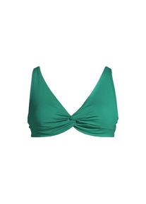 LANDS' END Bikinitop mit Twist-Detail f&uuml;r Damen in F-Cup, Damen, size: regular, Gr&uuml;n, Elasthan/Nylon-Mischung, by Lands' End
