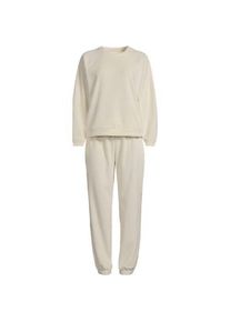 LANDS' END Lounge-Set aus Samt f&uuml;r Damen in Plus-Gr&ouml;&szlig;e, Damen, size: plus, Elfenbein, Polyester/Polyester-Mischung, by Lands' End