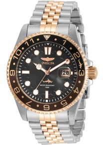 Invicta Pro Diver 30626 Herren Uhr - Quartz Bewegung - Edelstahl mit Schwarzem Zifferblatt - 43 mm