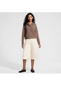LANDS' END Kurzer Baumwoll-Blazer f&uuml;r Damen, Damen, size: regular, Blau, Baumwolle, by Lands' End