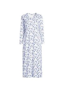 LANDS' END Wadenlanges Langarm-Nachthemd aus reiner Baumwolle f&uuml;r Damen, Damen, size: regular, Elfenbein, Baumwolle, by Lands' End