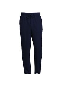 LANDS' END Flanell-Pyjamahose f&uuml;r Herren, Herren, size: regular, Blau, Baumwolle, by Lands' End