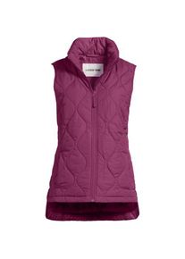 LANDS' END Isolierte Steppweste FeatherFree f&uuml;r Damen, Damen, size: regular, Rot, Polyester, by Lands' End