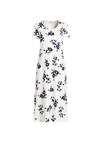 LANDS' END Wadenlanges Kurzarm-Nachthemd aus reiner Baumwolle f&uuml;r Damen, Damen, size: regular, Elfenbein, Baumwolle, by Lands' End