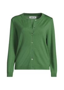 LANDS' END Merino-Cardigan f&uuml;r Damen, Damen, size: regular, Gr&uuml;n, by Lands' End