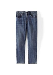 LANDS' END Stretch-Denim Jeans, Slim Fit, Herren, size: regular, Blau, Baumwoll-Mischung, by Lands' End
