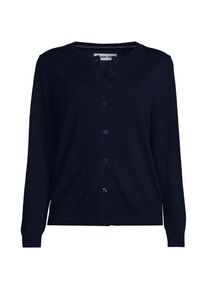 LANDS' END Merino-Cardigan f&uuml;r Damen, Damen, size: regular, Blau, by Lands' End