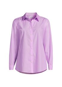 LANDS' END B&uuml;gelfreie Baumwoll-Bluse, Damen, size: regular, Pink, Baumwolle, by Lands' End