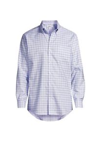 LANDS' END CLASSIC FIT. Buttondown-Kragen. Oxfordhemd, Herren, size: regular, Wei&szlig;, Baumwolle, by Lands' End
