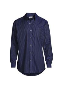 LANDS' END CLASSIC FIT. Buttondown-Kragen. Oxfordhemd, Herren, size: regular, Blau, Baumwolle, by Lands' End