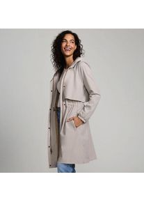 LANDS' END Verstaubarer wasserdichter Squall Regenmantel f&uuml;r Damen in Petite-Gr&ouml;&szlig;e, Damen, size: petite, Beige, Polyester, by Lands' End
