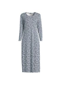LANDS' END Wadenlanges Langarm-Nachthemd aus reiner Baumwolle f&uuml;r Damen in Plus-Gr&ouml;&szlig;e, Damen, size: plus, Elfenbein, Baumwolle, by Lands' End