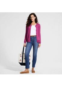 LANDS' END Merino-Cardigan f&uuml;r Damen, Damen, size: regular, Pink, by Lands' End