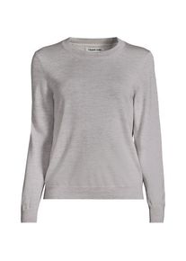LANDS' END Merino-Pullover f&uuml;r Damen in Petite-Gr&ouml;&szlig;e, Damen, size: petite, Pink, Wolle, by Lands' End