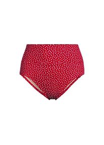 LANDS' END Bikinihose zum Umschlagen, High Waist, f&uuml;r Damen, Damen, size: regular, Rot, Nylon-Mischung, by Lands' End