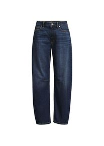 LANDS' END Soft Denim Relaxte Barrel-Jeans Mid Waist in Plus-Gr&ouml;&szlig;e, Damen, size: plus, Blau, by Lands' End