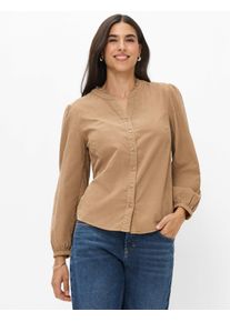 Brax Damen Bluse Style VIOLET walnut, hellbraun, Gr. 48