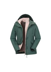 Mountain Warehouse - "Thunderstorm II" Jacke, wasserfest 3 in 1 f&uuml;r Damen (Gr&uuml;n)