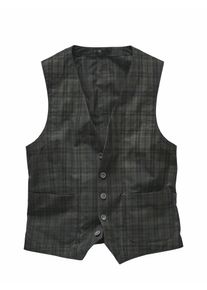 Mey & Edlich Mey & Edlich Herren Highland-Weste Schwarz 100 % Baumwolle (gewachst)