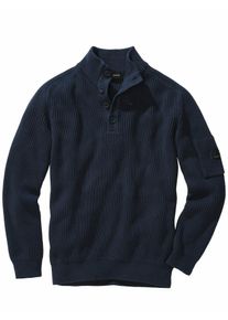 Mey & Edlich Mey & Edlich Herren Update-Troyer Blau 80 % Baumwolle, 20&iquest;% Wolle