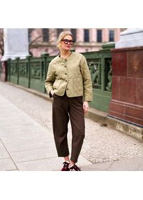LANDS' END Soft Ease Barrelhose aus Leinenmix f&uuml;r Damen in Petite-Gr&ouml;&szlig;e, Damen, size: petite, Braun, by Lands' End