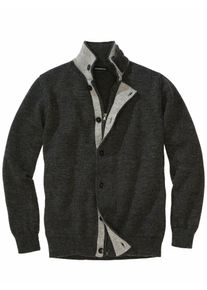 Mey & Edlich Mey & Edlich Herren Alpin-urbane Strickjacke Grau 100 % Wolle